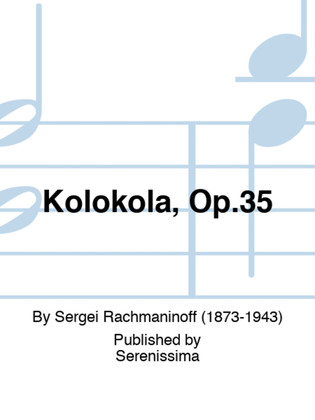 Book cover for Kolokola, Op.35