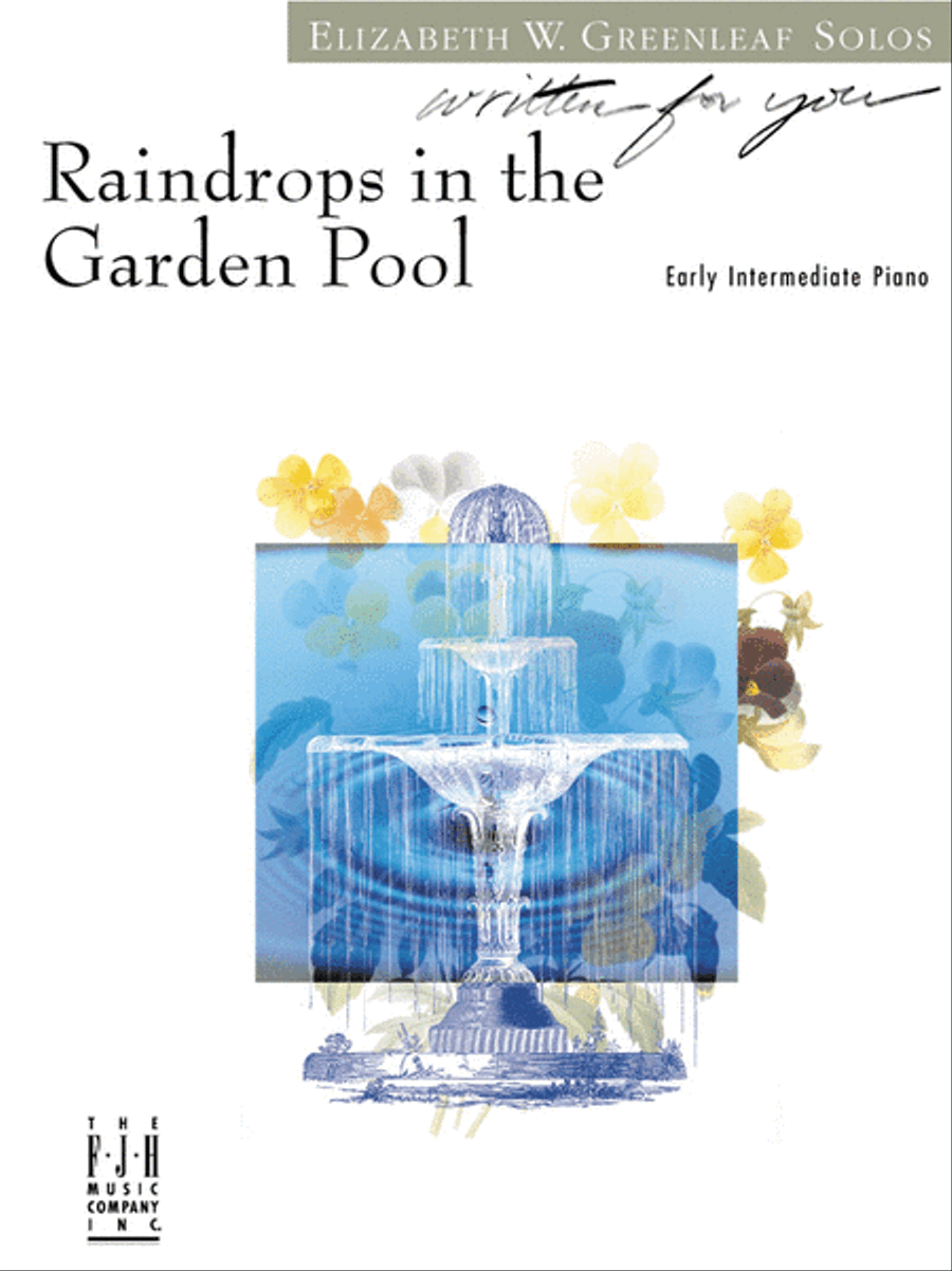 Raindrops in the Garden Pool Piano Solo scores gallery preview page 2