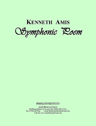 Symphonic Poem - STUDY SCORE ONLY