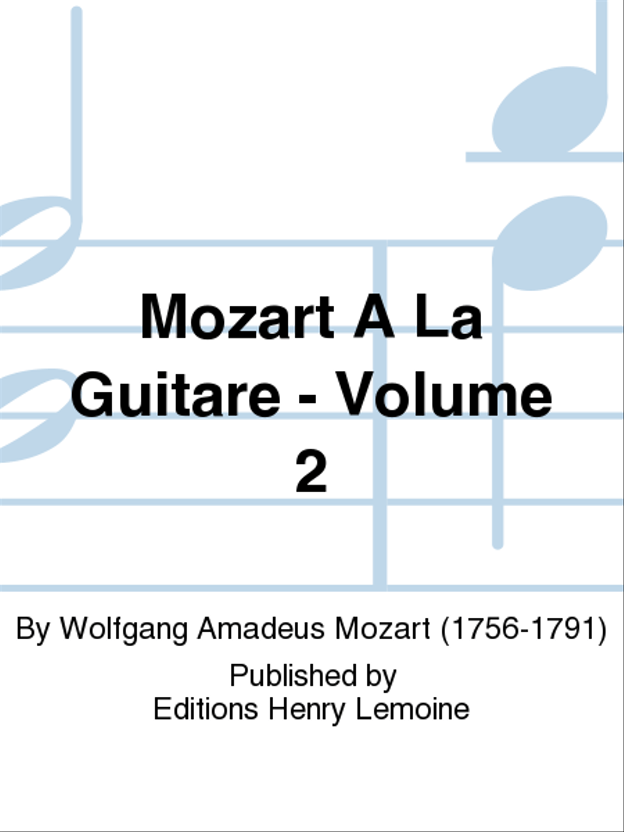 Mozart A La Guitare - Volume 2