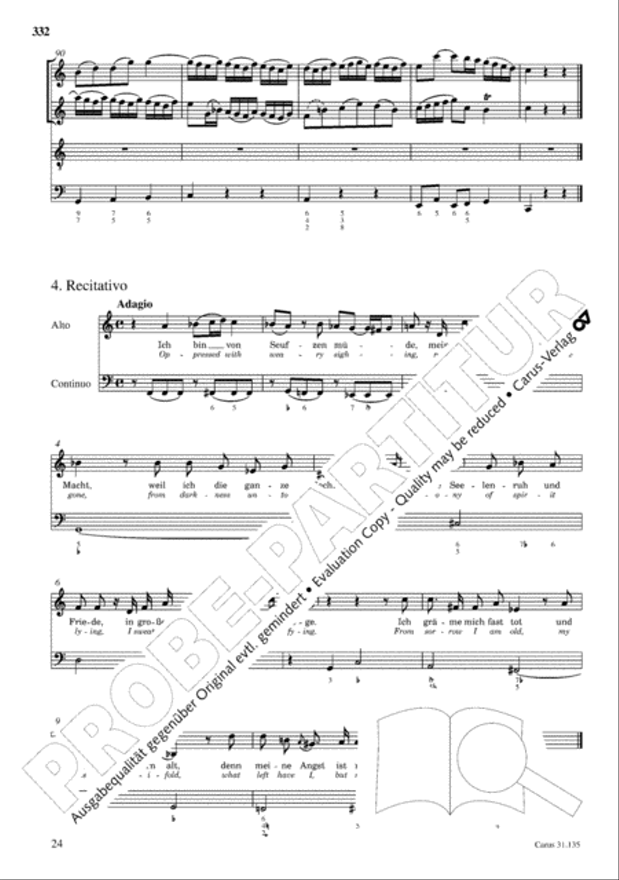 The Complete Sacred Vocal Works (Das geistliche Vokalwerk) Voice scores gallery preview page 333