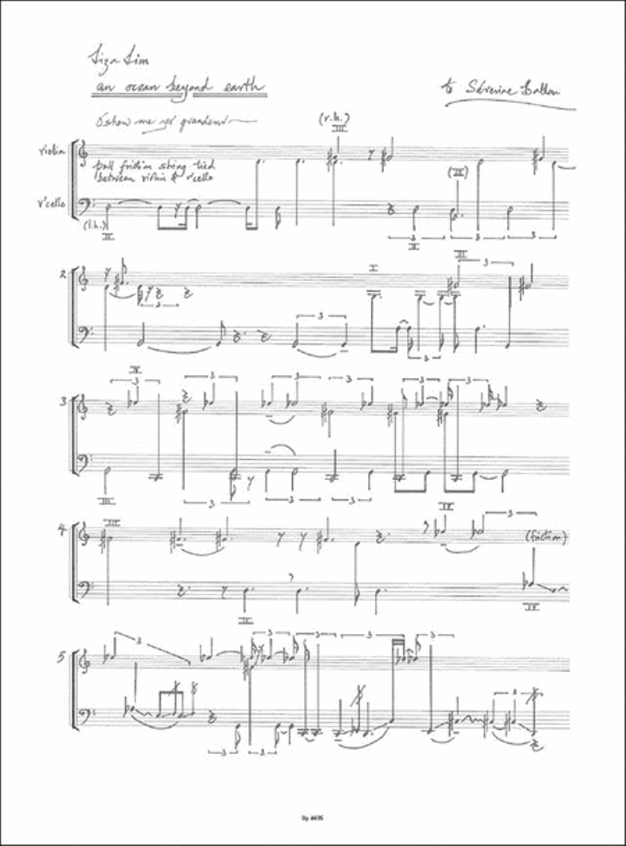 An ocean beyond earth Violin scores gallery preview page 2