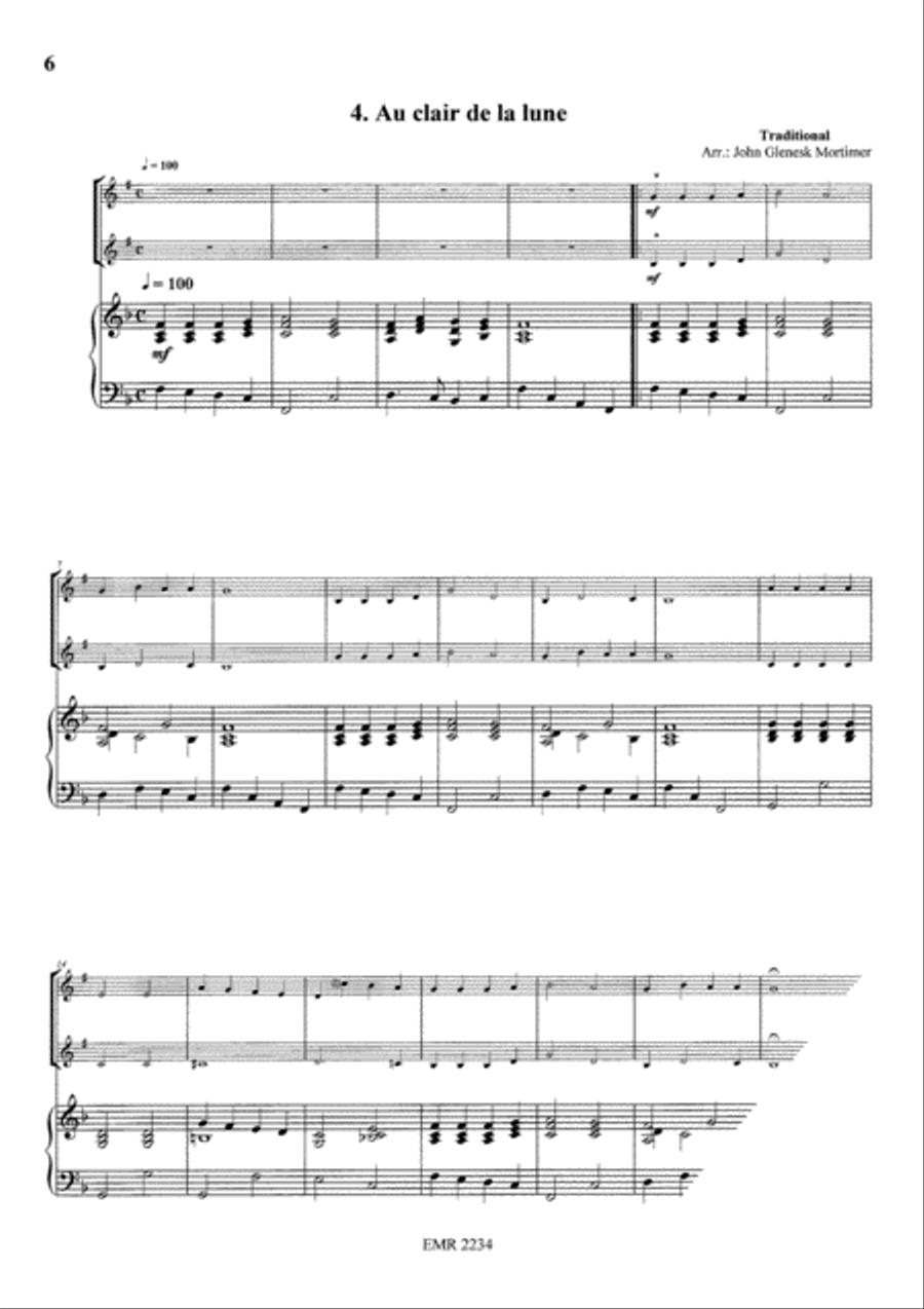 Duos Vol. 1 Duos Vol. 1 Clarinet Duet scores gallery preview page 4