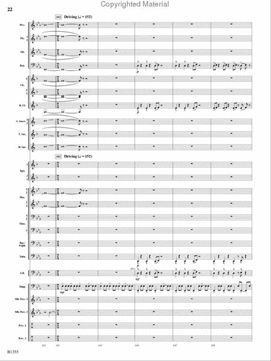 With Ever Joyful Hearts Concert Band scores gallery preview page 20