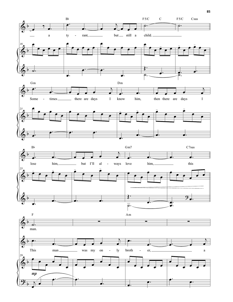 This Man Piano, Vocal scores gallery preview page 2