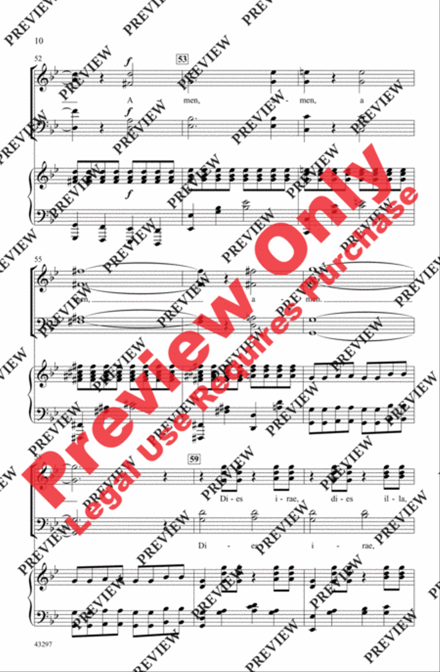 Dies Irae 4-Part scores gallery preview page 10