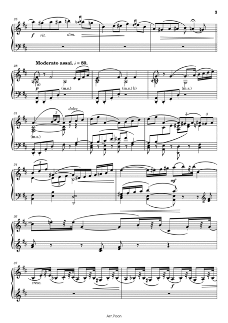Tchaikovsky - Violin Concerto in D major - Op.35 - Complete For Piano Solo Piano Solo scores gallery preview page 3