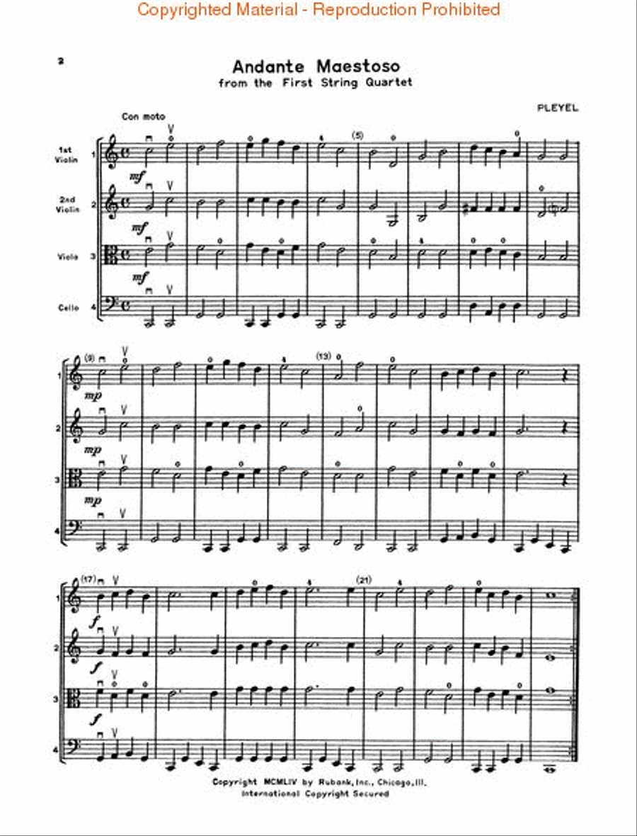 First Quartet Album for Strings String Quartet scores gallery preview page 2