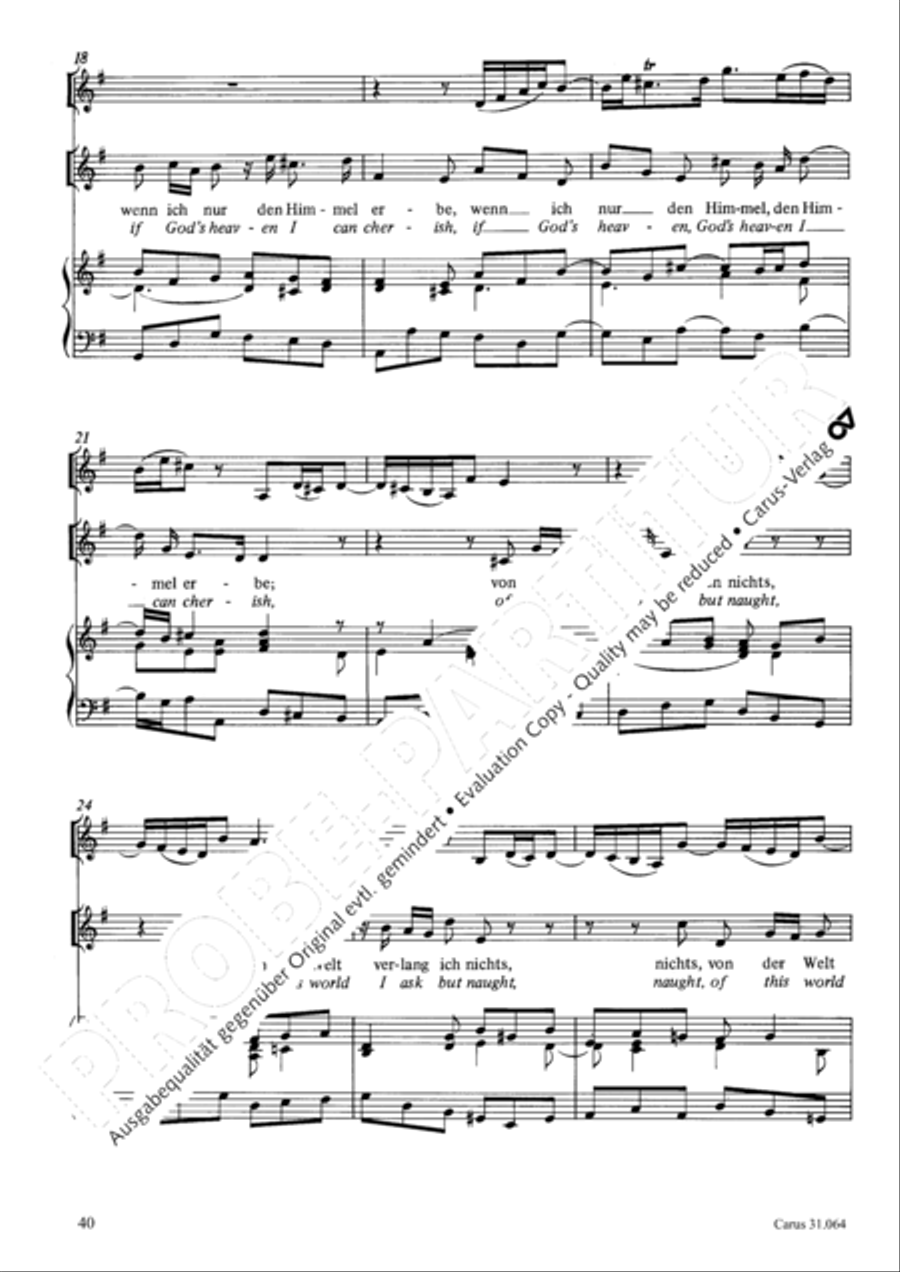 See now, what kind of love (Sehet, welch eine Liebe hat uns der Vater erzeiget) 4-Part scores gallery preview page 41