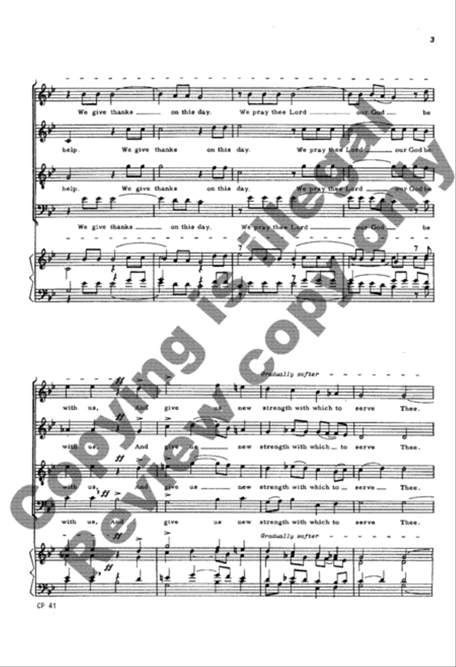 Hymn of Thanksgiving Hymn of Thanksgiving 4-Part scores gallery preview page 8