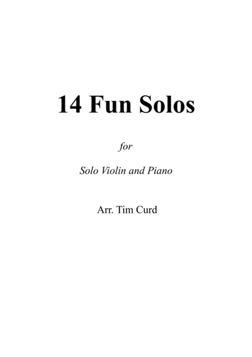 14 Fun Solos for Violin and Piano image number null