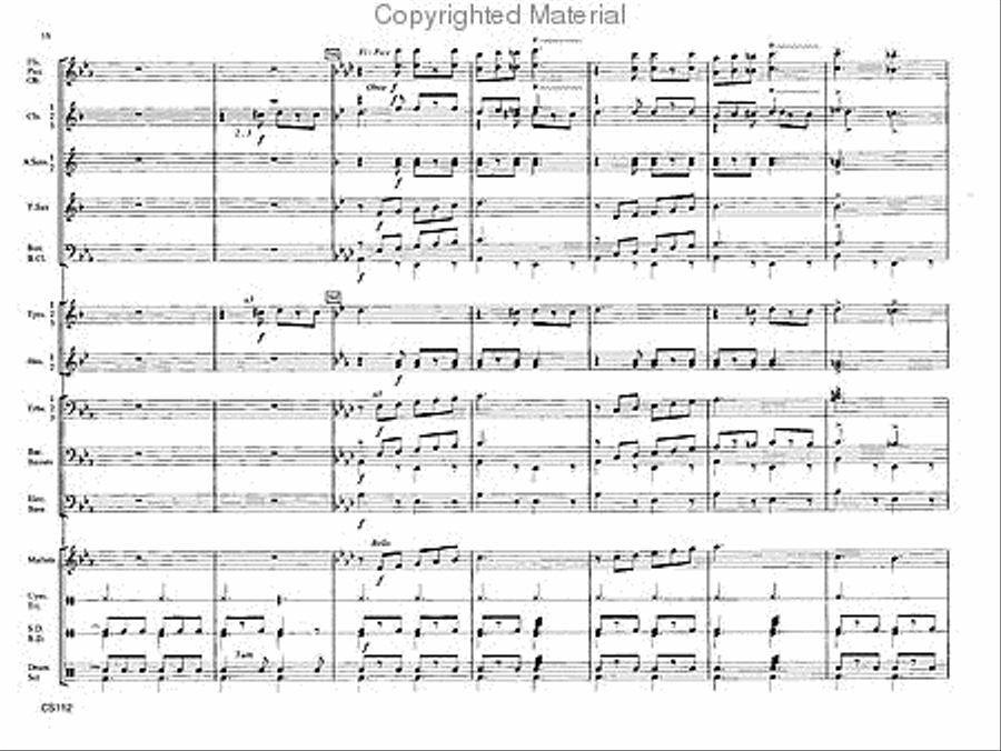 Alexander's Ragtime Band Alexander's Ragtime Band Concert Band scores gallery preview page 16