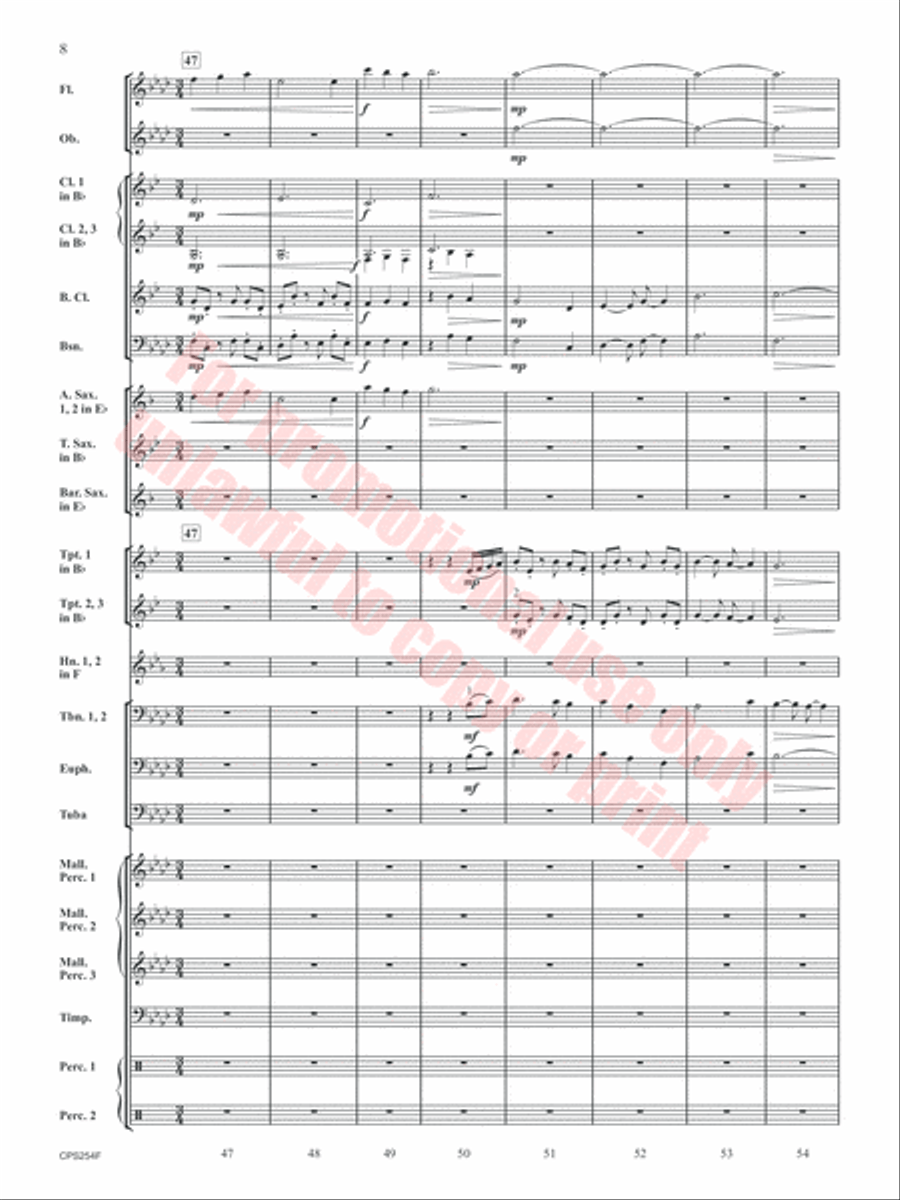 As We Search Concert Band scores gallery preview page 9