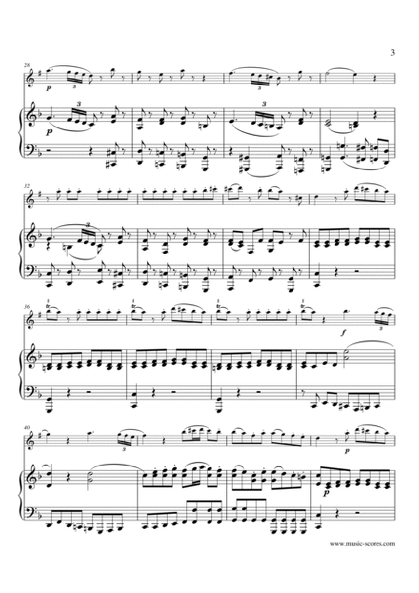 Eine Kleine Nachtmusik - Allegro 1st movement - Clarinet and Piano image number null