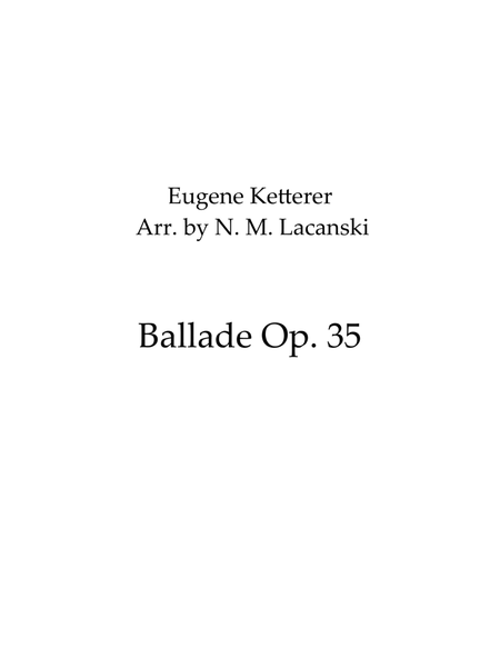 Ballade Op. 35 image number null