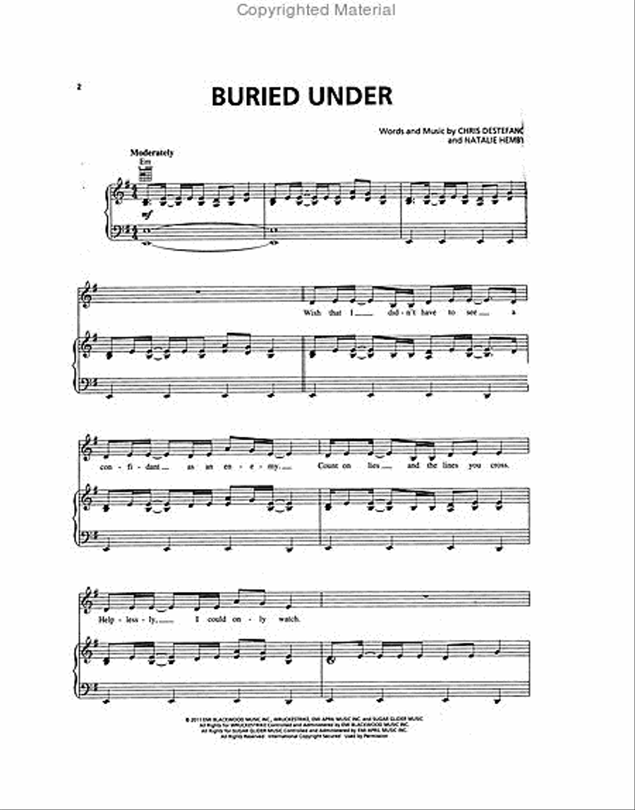 The Music of Nashville: Season 1, Volume 1 Piano, Vocal, Guitar scores gallery preview page 2