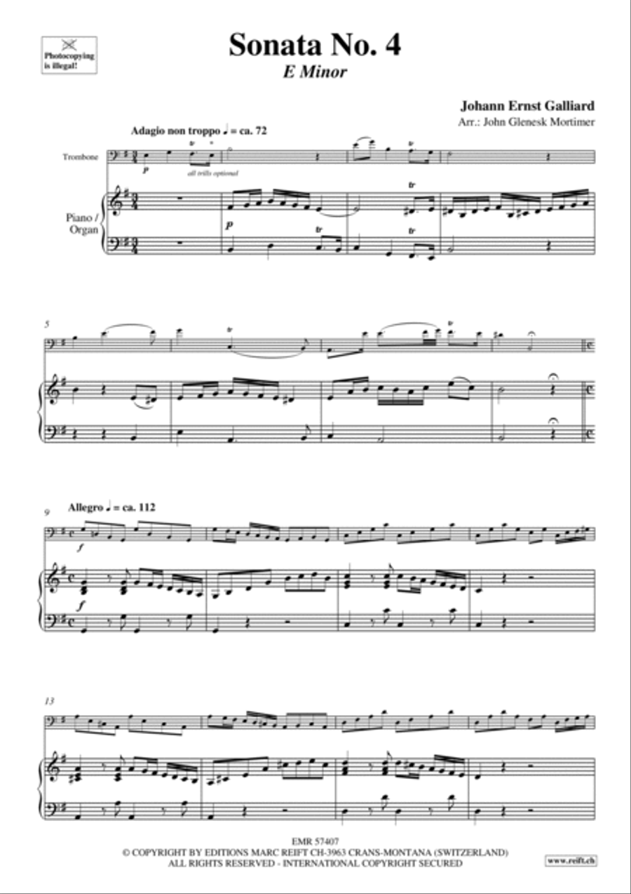 Sonata No. 4 Organ scores gallery preview page 4