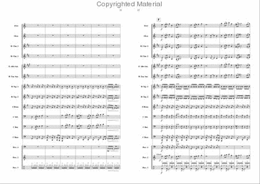 Olympic Dream Concert Band scores gallery preview page 6
