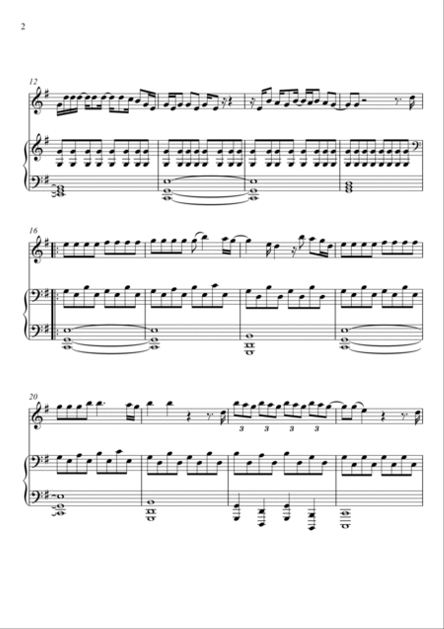 Drivers License Drivers License Flute Solo scores gallery preview page 2
