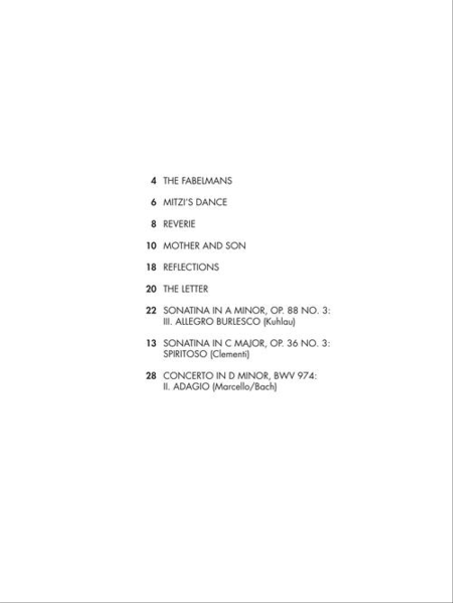 The Fabelmans Piano Solo scores gallery preview page 3