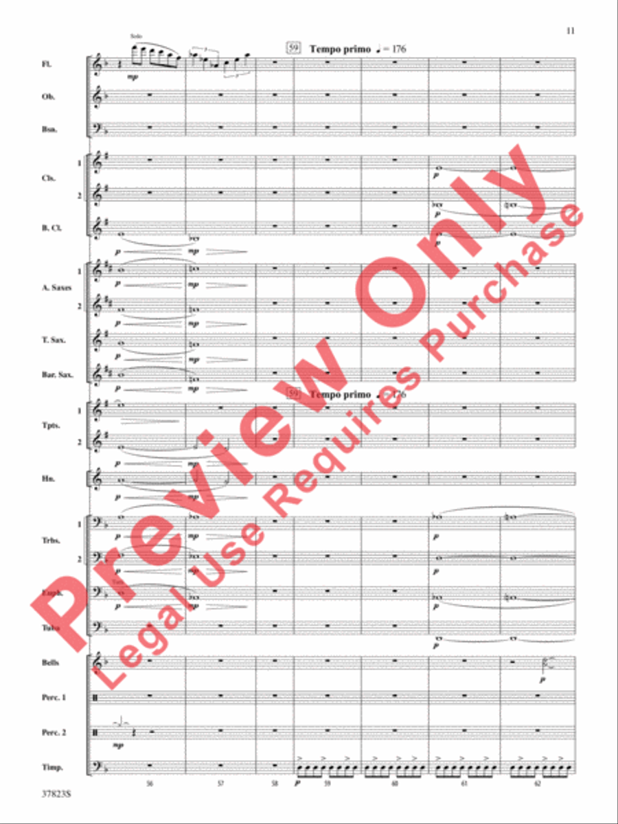 Cut to the Chase Cut to the Chase Concert Band scores gallery preview page 12