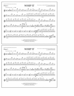 Whip It - Flute 1