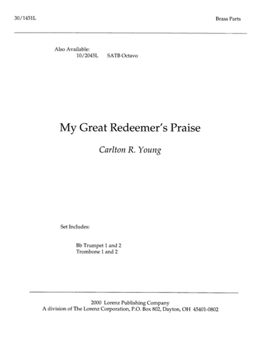 My Great Redeemer's Praise - Instrumental Parts