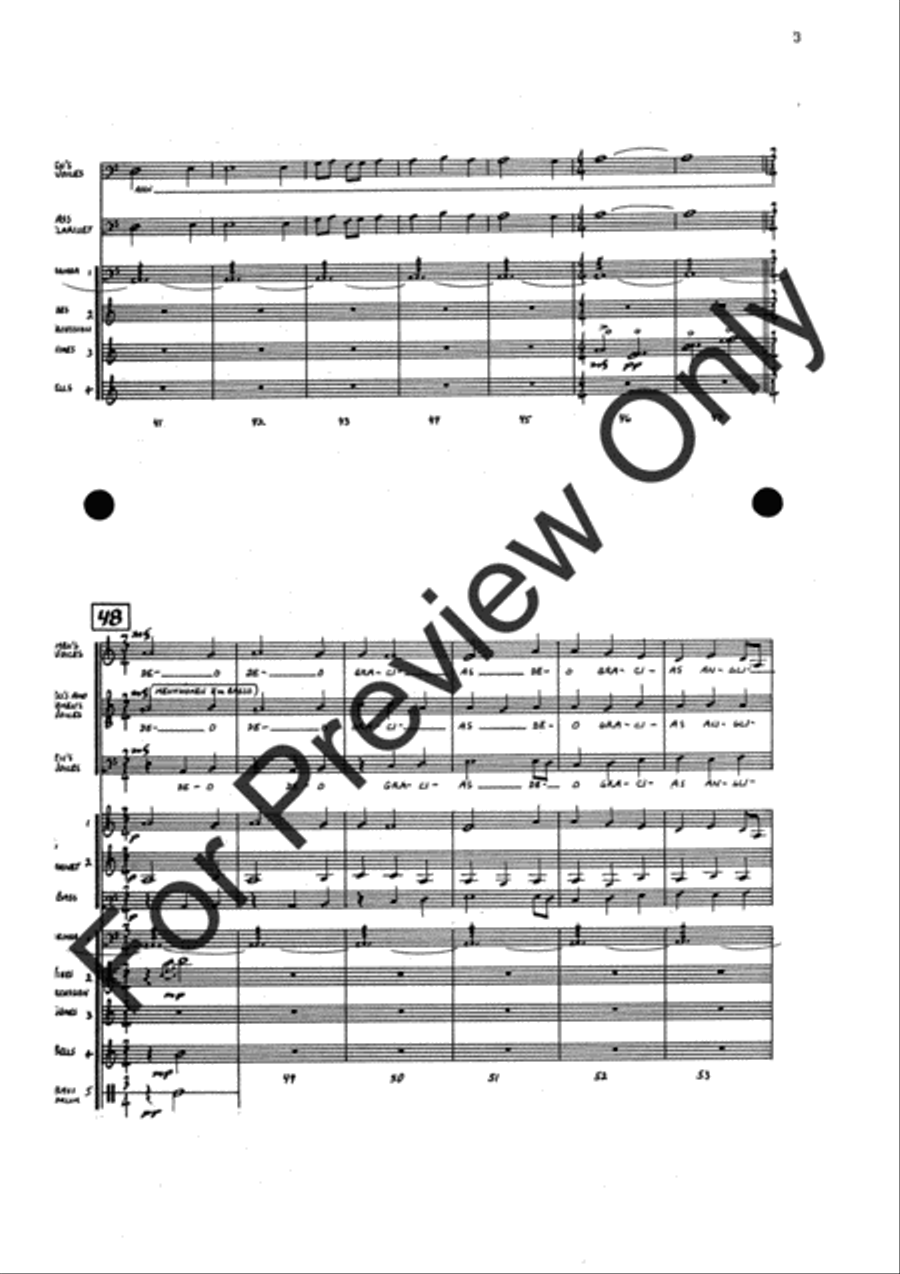 Agincourt Hymn (Score) Concert Band scores gallery preview page 7