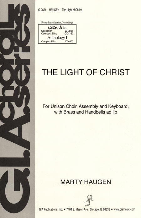 The Light of Christ (paraphrase of Exsultet)