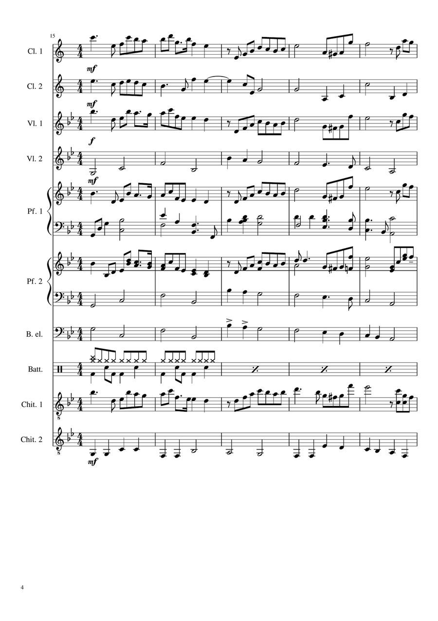 Cinema Paradiso Cinema Paradiso Small Ensemble scores gallery preview page 4