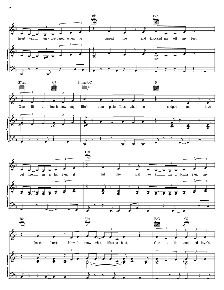 I Can Hear The Bells Piano, Vocal, Guitar scores gallery preview page 2