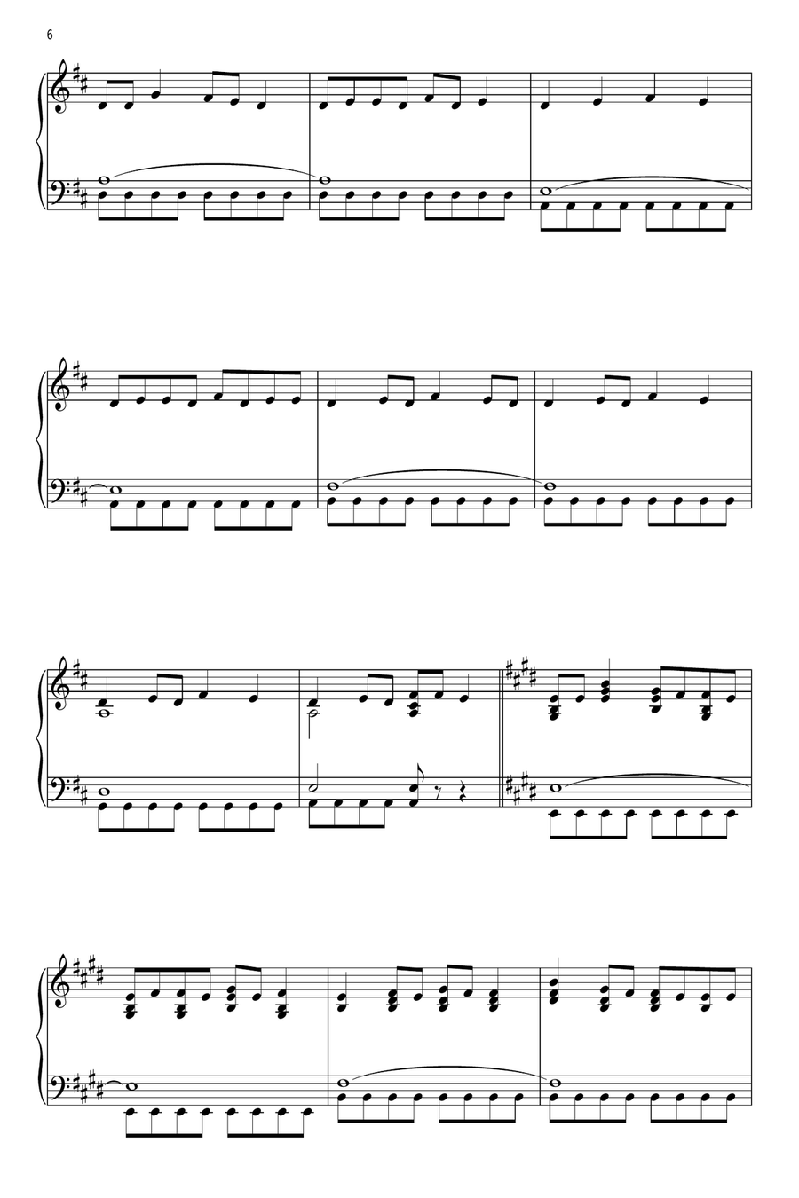 Love Story Piano Solo scores gallery preview page 6