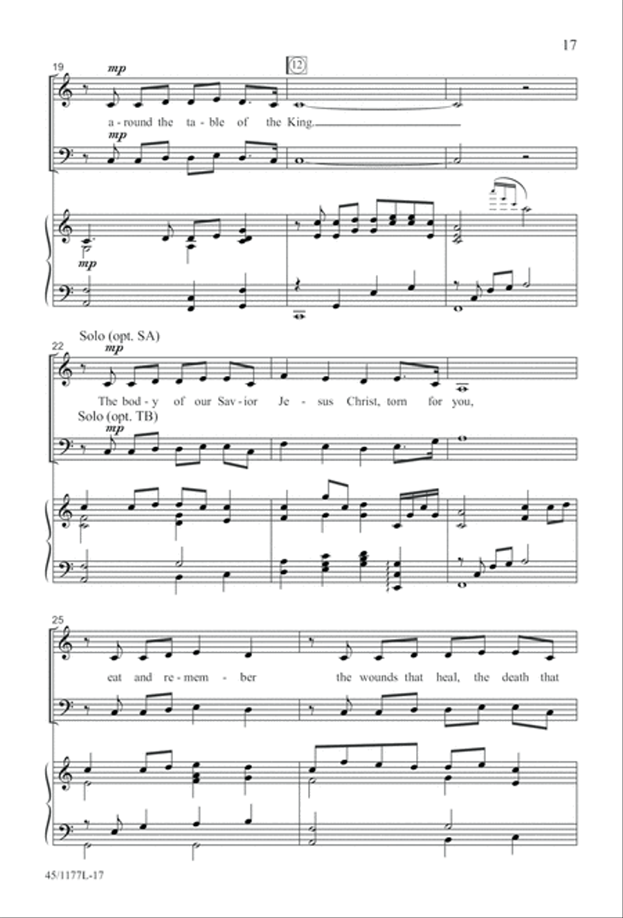5 Getty Anthems for about 10 Singers 4-Part scores gallery preview page 18