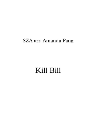 Book cover for Kill Bill