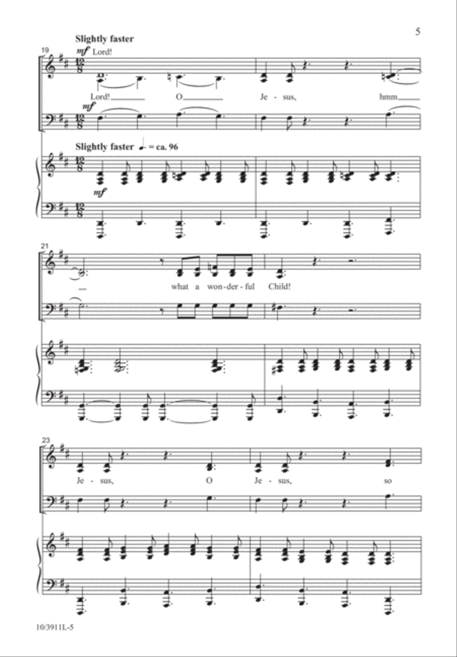 What a Wonderful Child What a Wonderful Child 3-Part scores gallery preview page 5