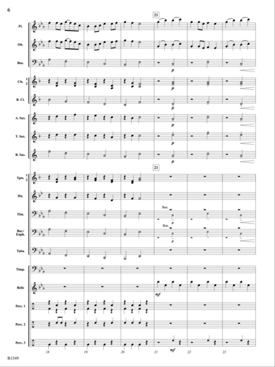 Circle the Wagons: Score Concert Band scores gallery preview page 6