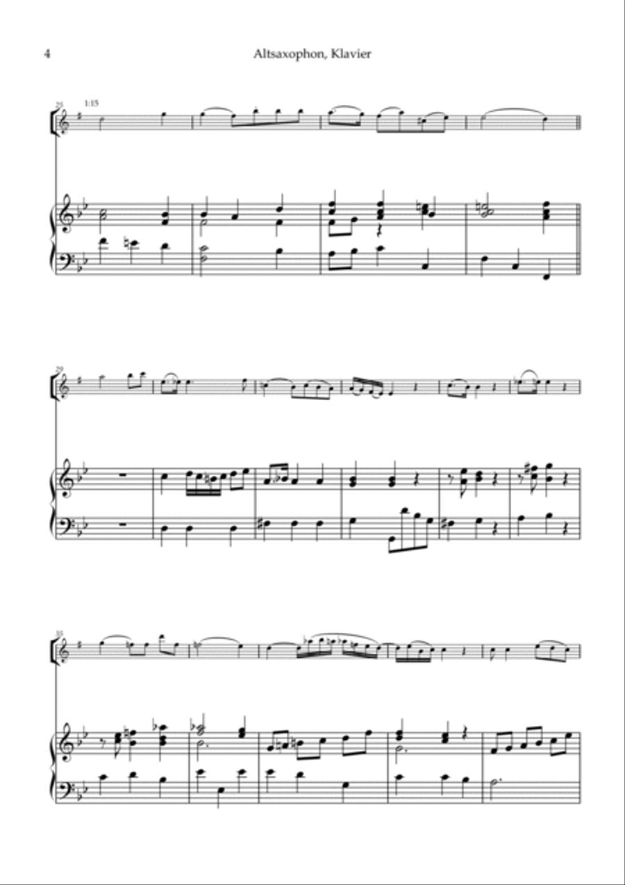 Sonata V Part 2 for Altosax