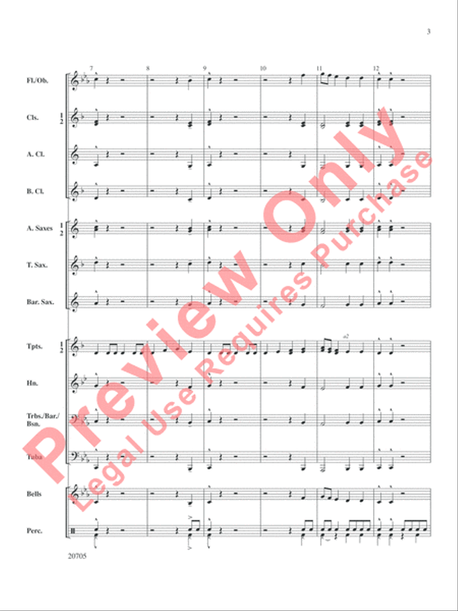 Alpha Squadron Alpha Squadron Concert Band scores gallery preview page 4