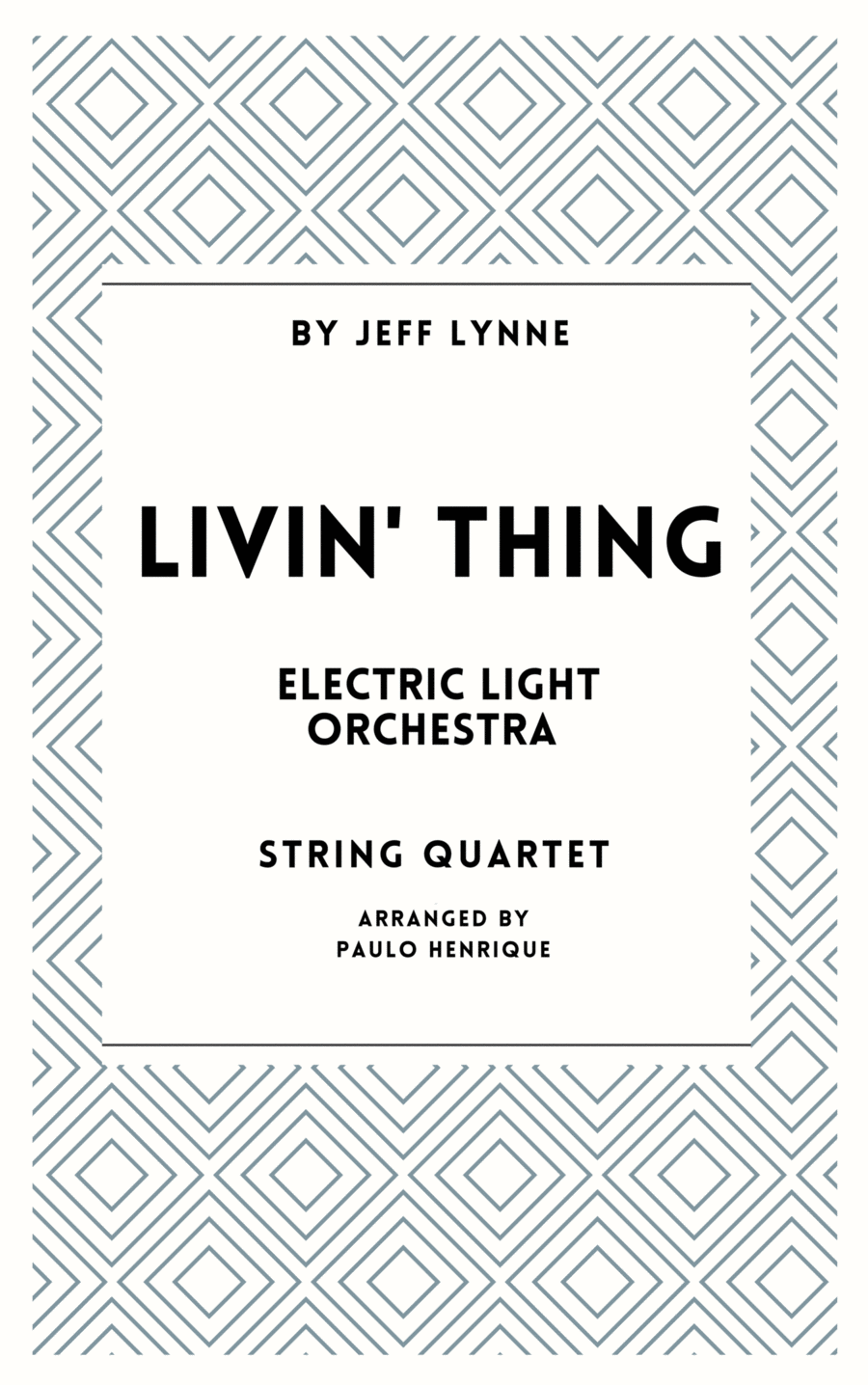 Livin' Thing String Quartet scores gallery preview page 1