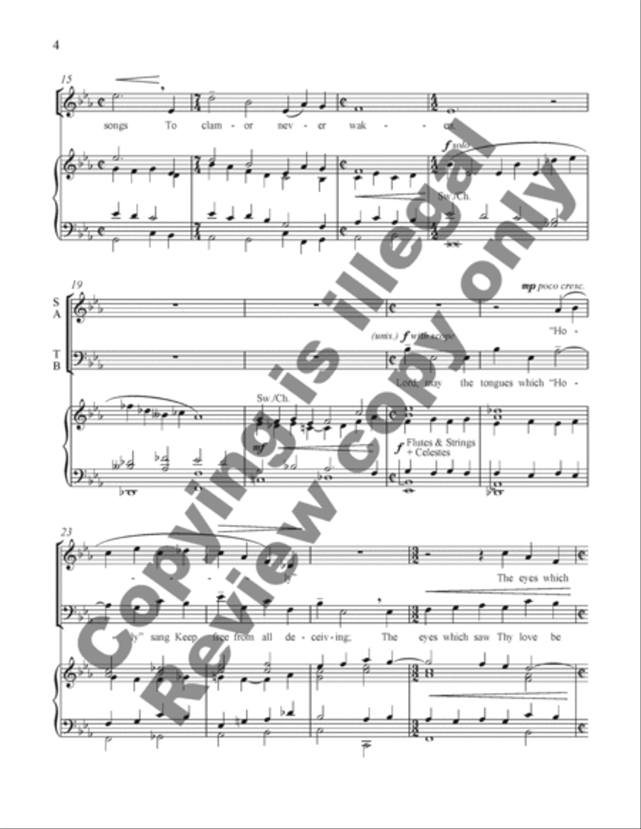 Strengthen for Service Strengthen for Service 4-Part scores gallery preview page 10