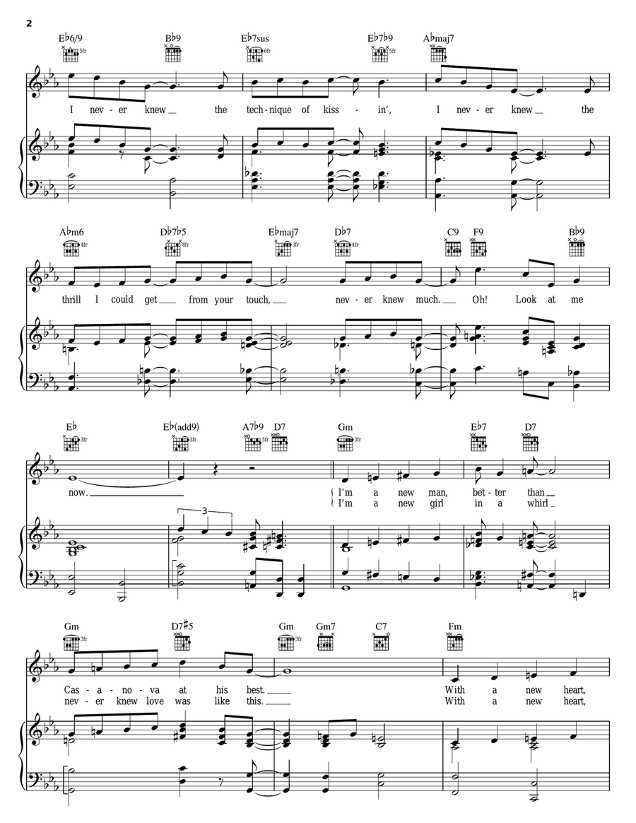 Oh! Look At Me Now Piano, Vocal, Guitar scores gallery preview page 2