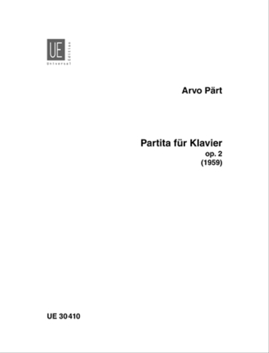 Partita Op. 2 Partita Op. 2 Chamber Music scores gallery preview page 1