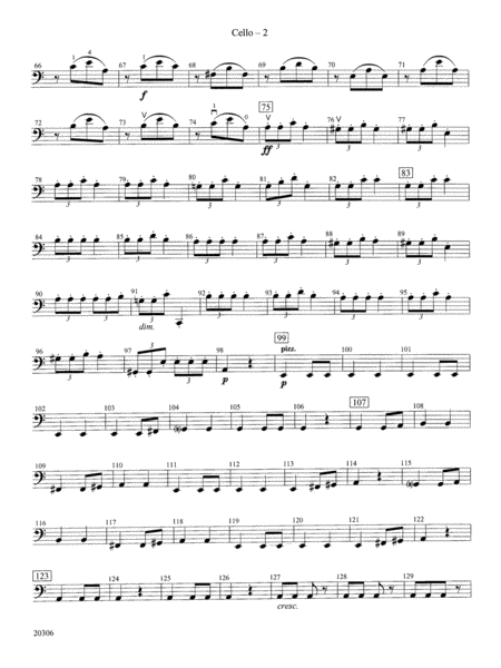 Symphony No. 7 (2nd Movement): Cello