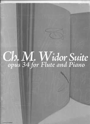 Book cover for Widor Suite, Opus 34