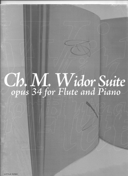 Widor Suite, Opus 34 image number null