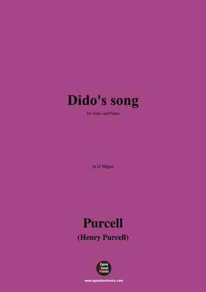 Book cover for H. Purcell-Dido's song,in G Major