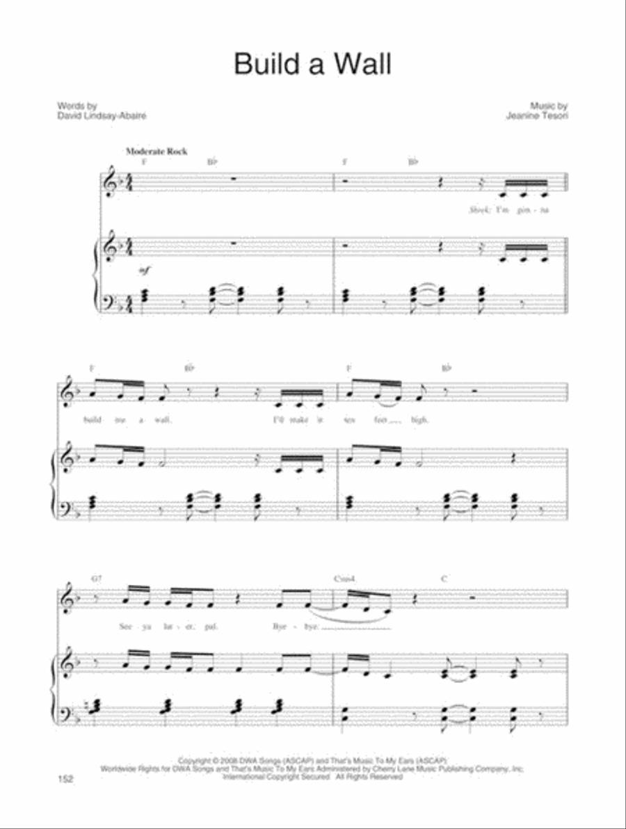 Shrek the Musical Shrek the Musical Piano, Vocal scores gallery preview page 6