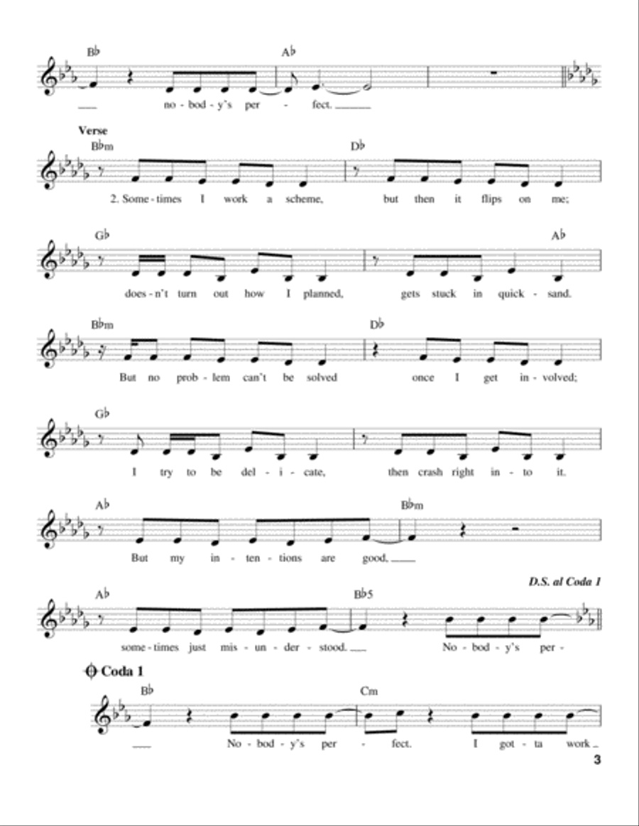 Nobody's Perfect Voice scores gallery preview page 3