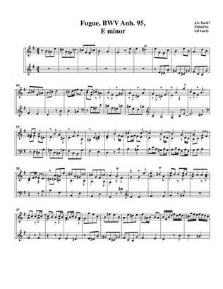 Fugue, BWV 95, E minor