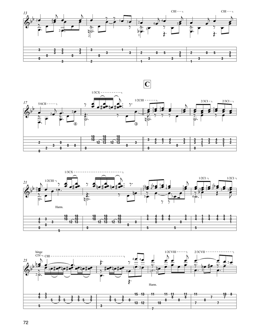 Lullaby From Rosemary's Baby (arr. David Jaggs) Guitar Solo scores gallery preview page 2